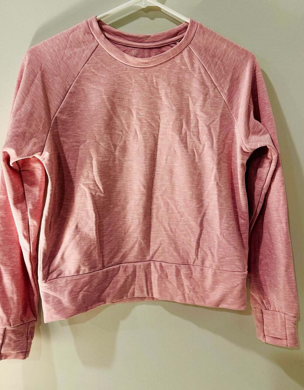 Girls Activewear Sweatshirt - L 12-14 Pink